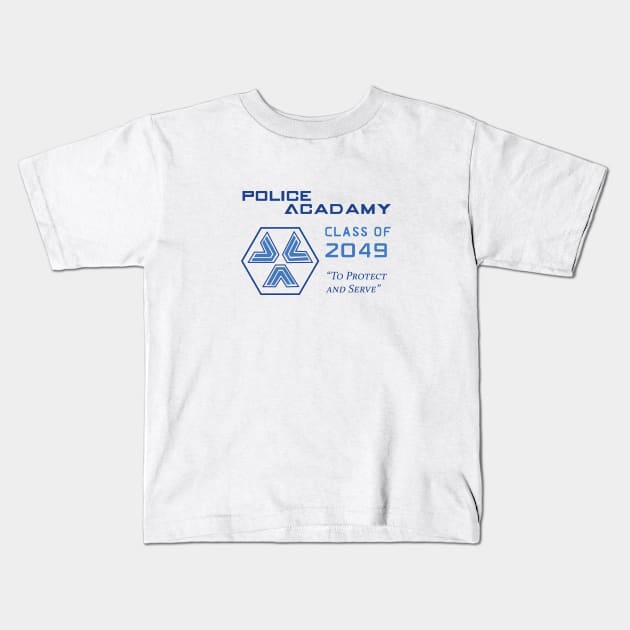 Police Acadamy Kids T-Shirt by traditionation